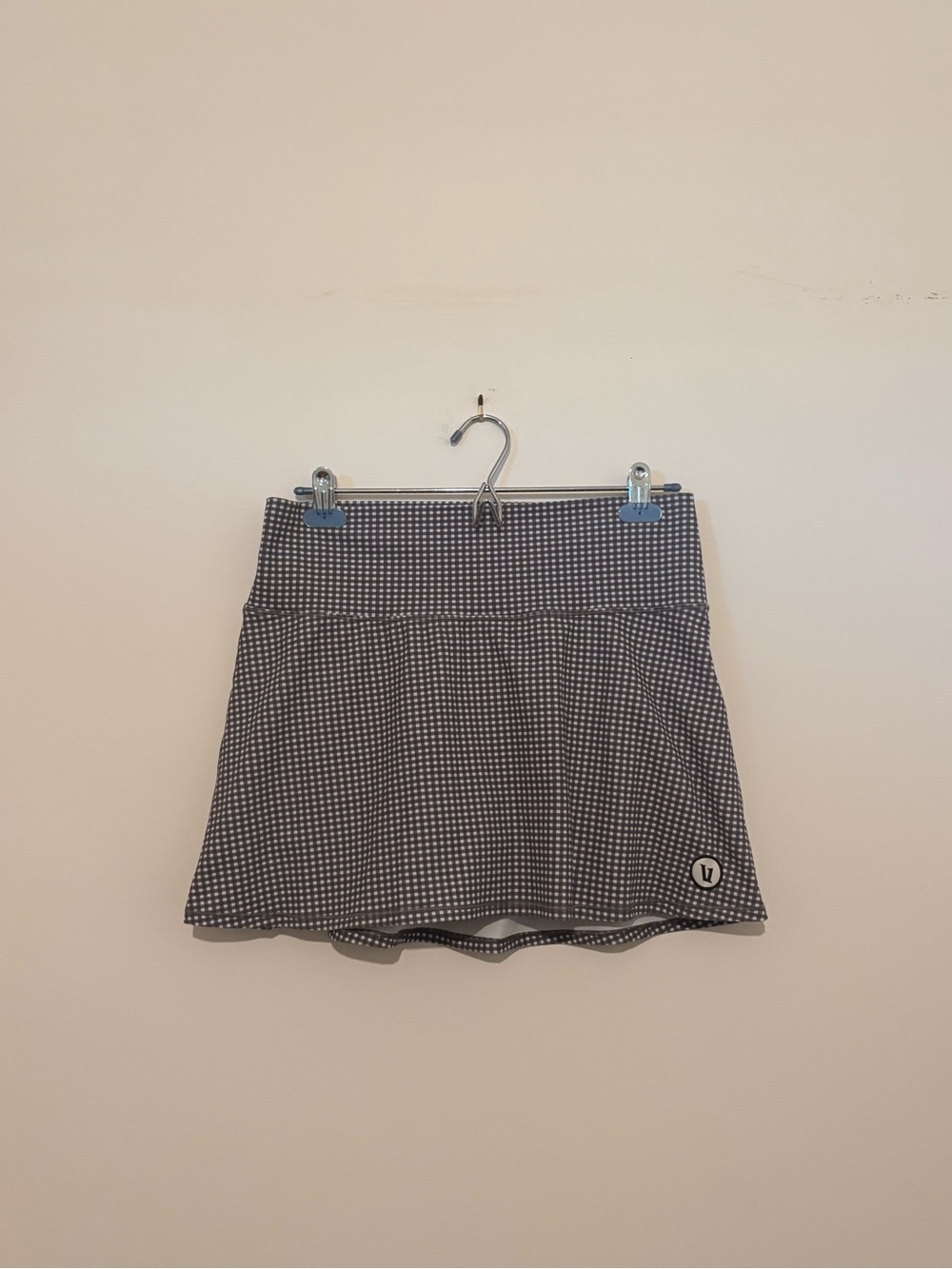 Vuori Baseline Gingham Skirt in Women’s size M